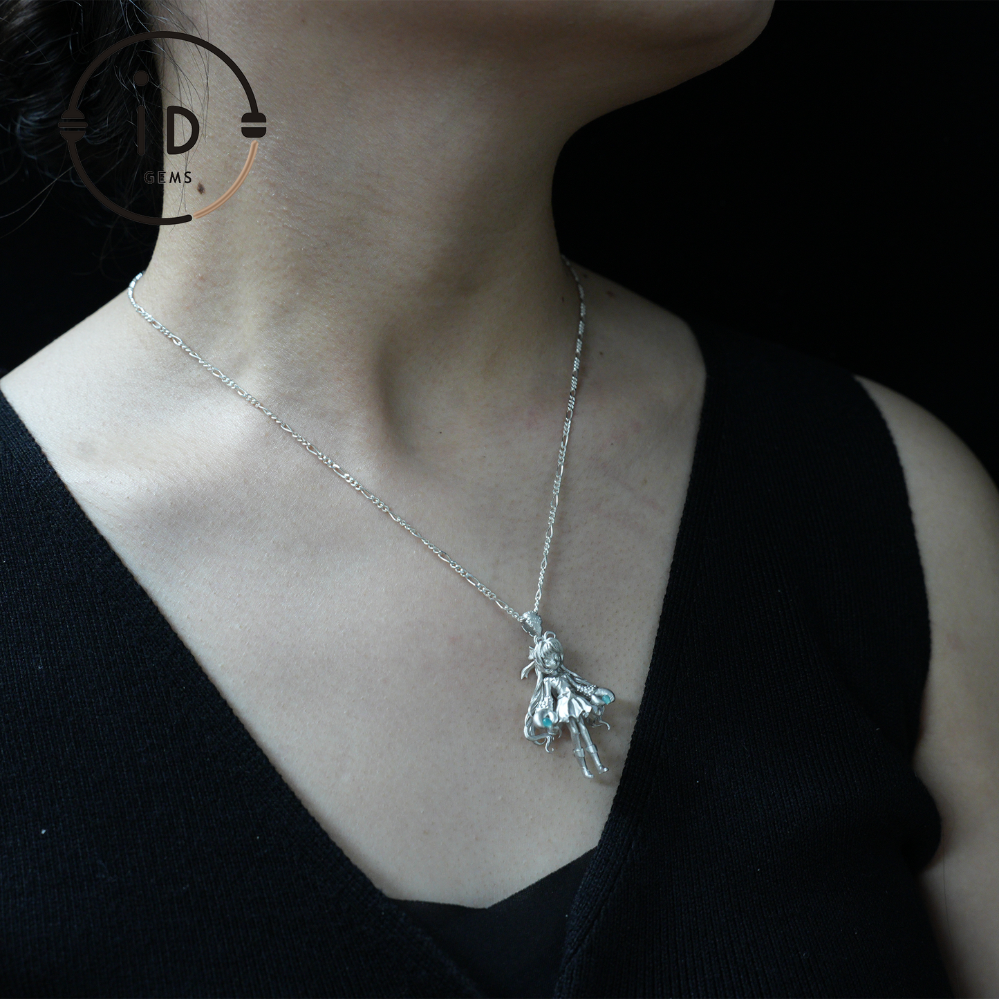 Cancer Zodiac Pendant with Amazonite, Handmade Star Sign Amulet Jewelry, Cute Horoscope Girl Charm for Astrology Lovers