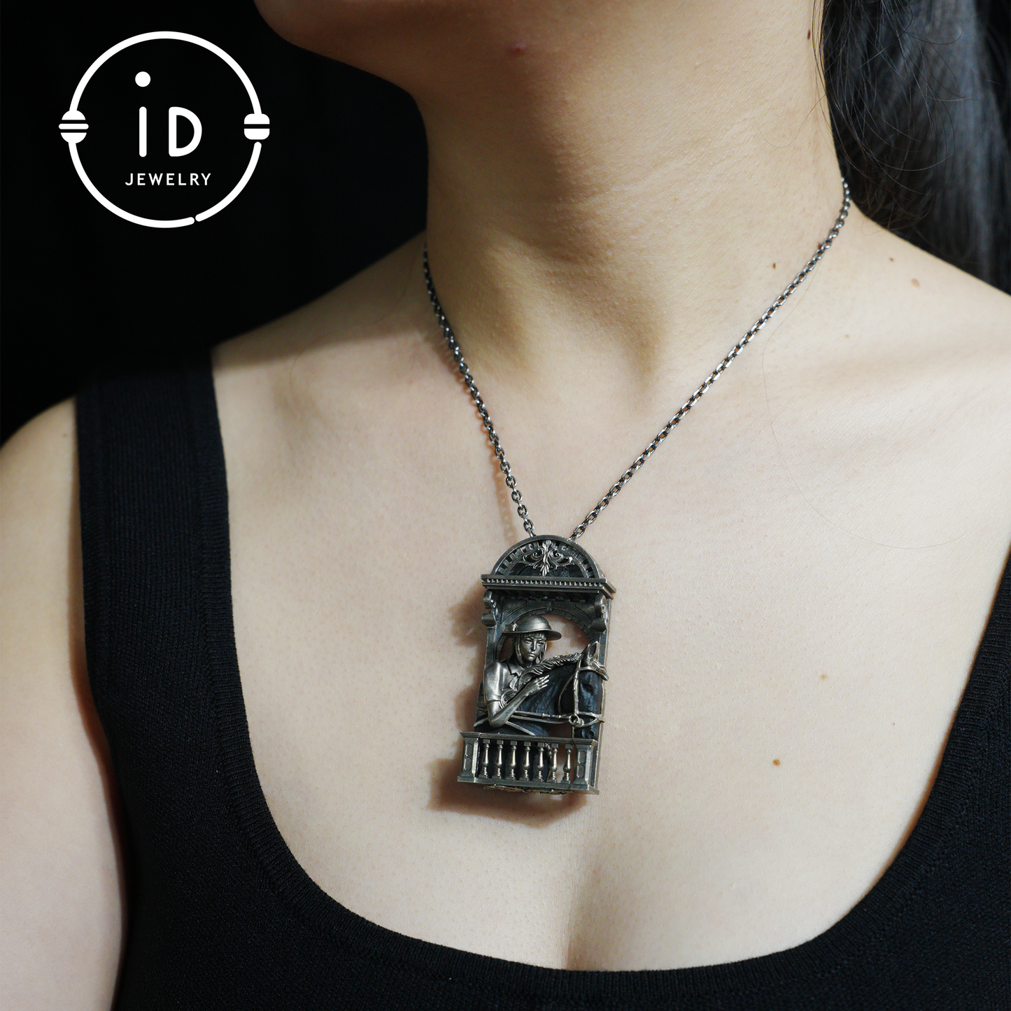 Silent Farewell | Handmade Silver Horse Pendant | Emotional Keepsake Jewelry | A Thoughtful Gift for Horse Lovers and Soulful Spirits