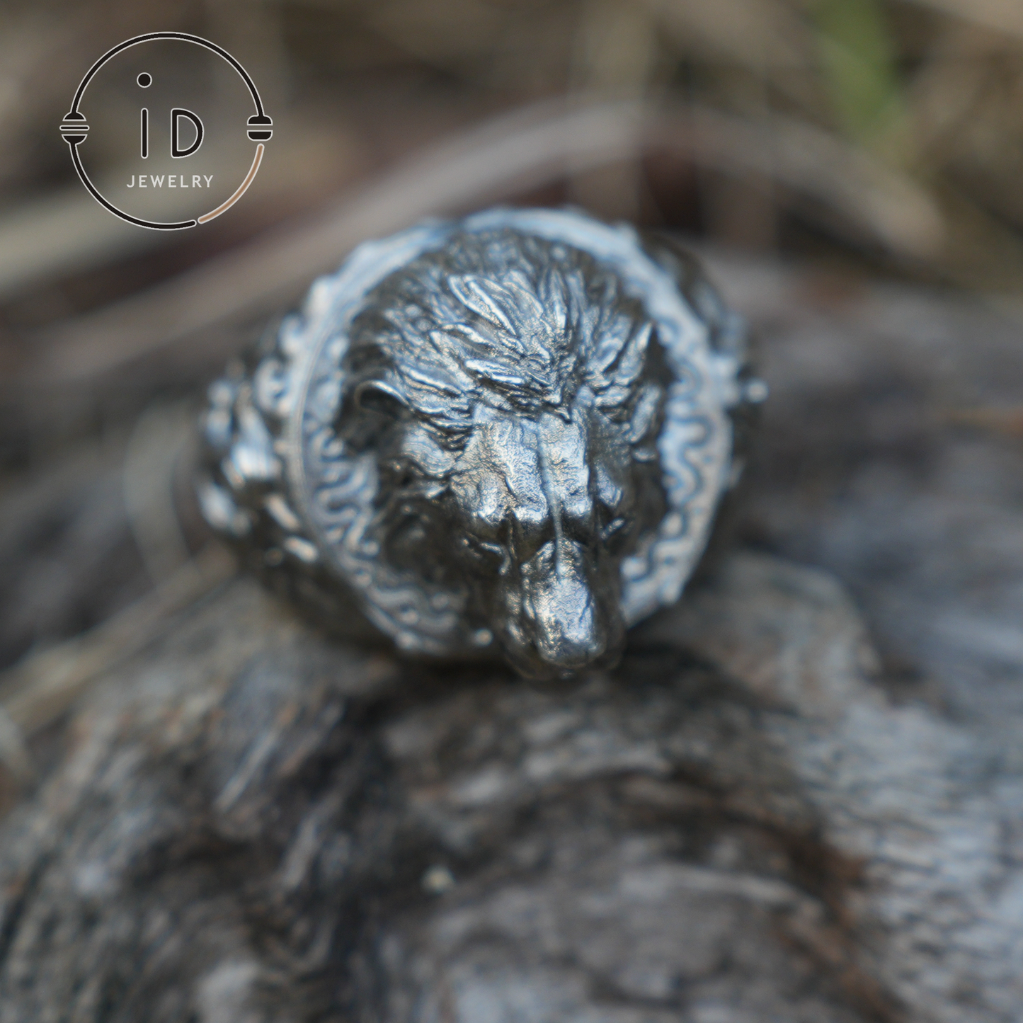 925 Sterling Silver Lion Head Ring - Vintage Style Lion Jewelry - Handcrafted Animal Jewelry for Men
