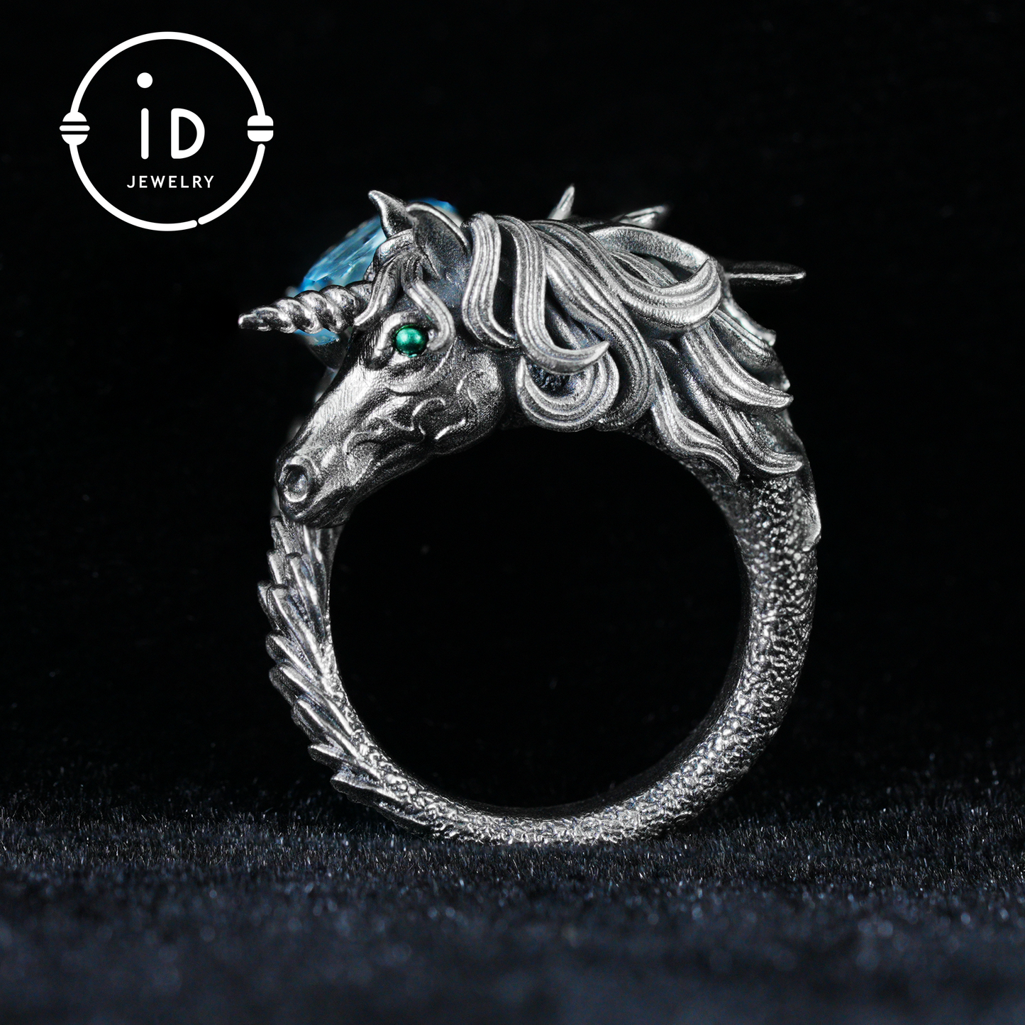Hand-Carved Mystical Creature Ring | Magical Guardian of Inner Light | Dream Totem Fantasy Jewelry | Symbol of Imagination and Spirit