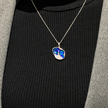 Fairytale Castle Pendant | 925 Silver & Enamel Necklace | Handmade Dreamy Gift for Her