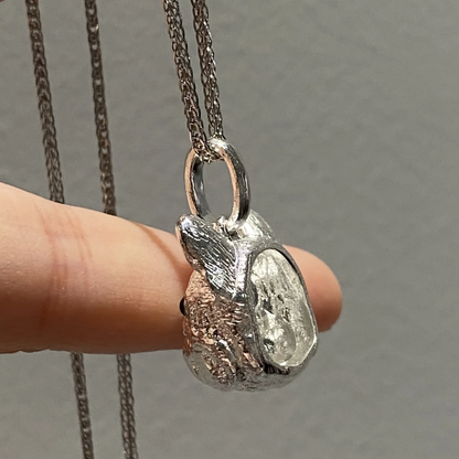 French Bulldog Pendant | 925 Silver Necklace with Sapphire Eyes | Dog Lover Gift & Pet Memorial Jewelry