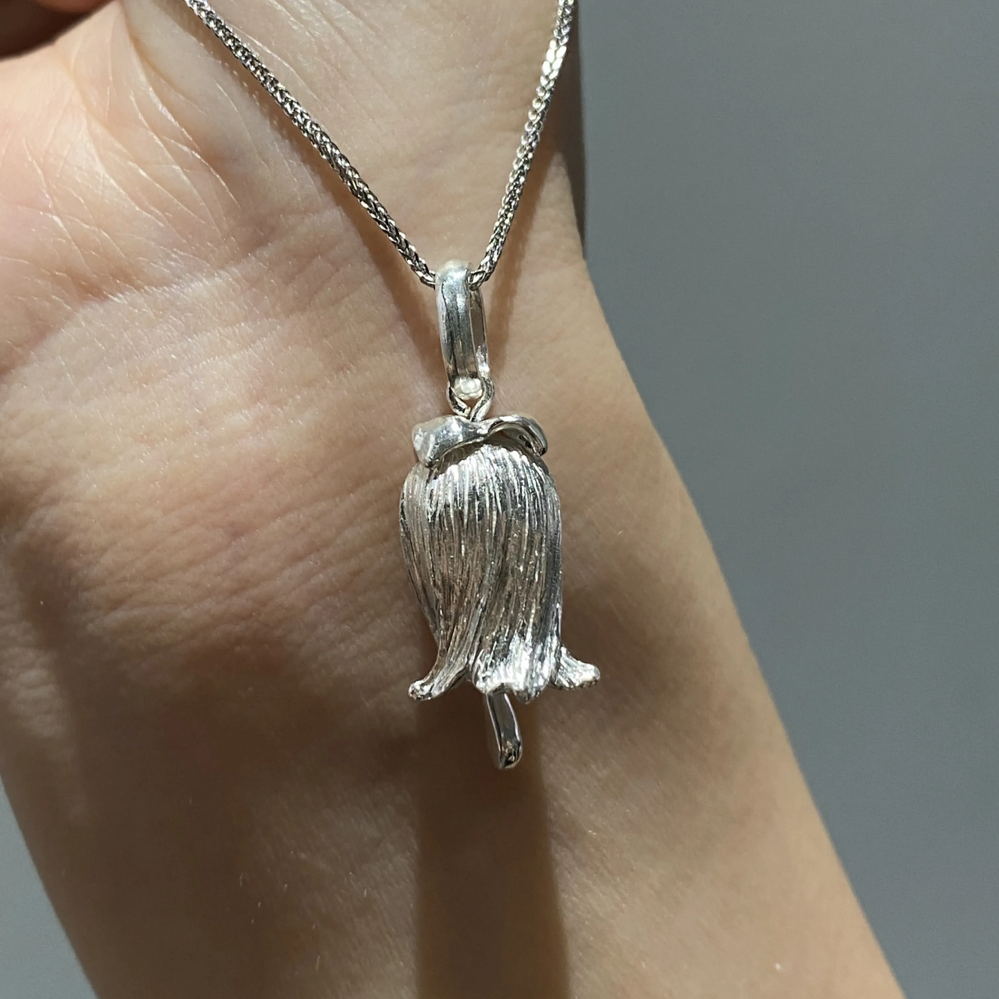 925 Silver Lily of the Valley Jewelry | Earrings & Necklace Set | Handmade Botanical Gift for Women | Symbol of Happiness & Blessing