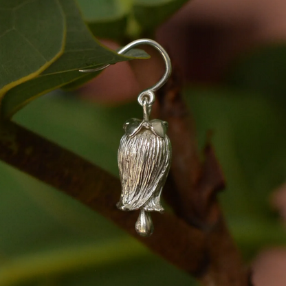 925 Silver Lily of the Valley Jewelry | Earrings & Necklace Set | Handmade Botanical Gift for Women | Symbol of Happiness & Blessing