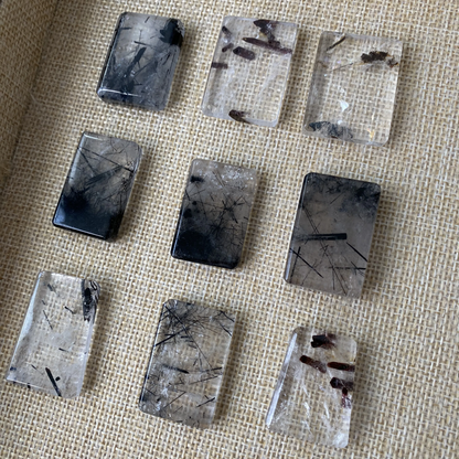 Natural Rutile Quartz Pendant | 925 Silver Tourmalinated Necklace | Raw Crystal Healing Jewelry Gift for Her or Him