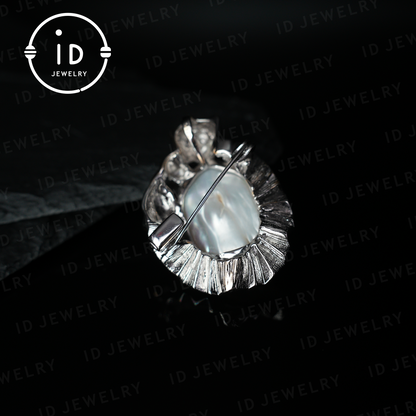 Leopard Brooch Pendant | Handmade Baroque Pearl Jewelry | Dual-use Brooch Pendant | Animal Art Jewelry | Fantasy Gift | Protective Amulet