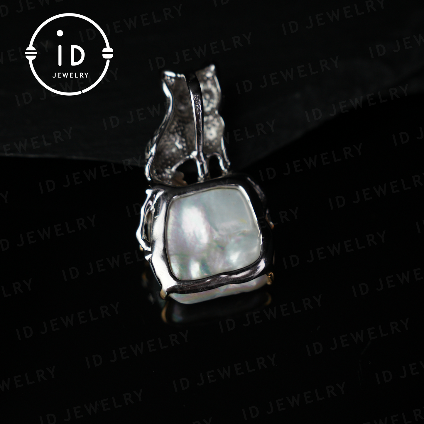 Cute Dog Pendant | Baroque Pearl | Handmade Jewelry | Gift for Dog Lovers | Protective Amulet