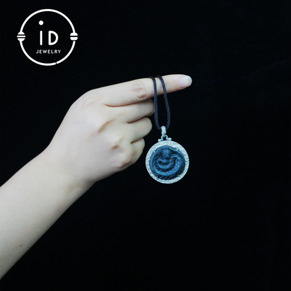 Mystic Black Jade Dragon Amulet Necklace | 925 Sterling Silver Totem Pendant | Taoist Spirit Guardian Talisman | Handmade Gothic Asian Jewelry