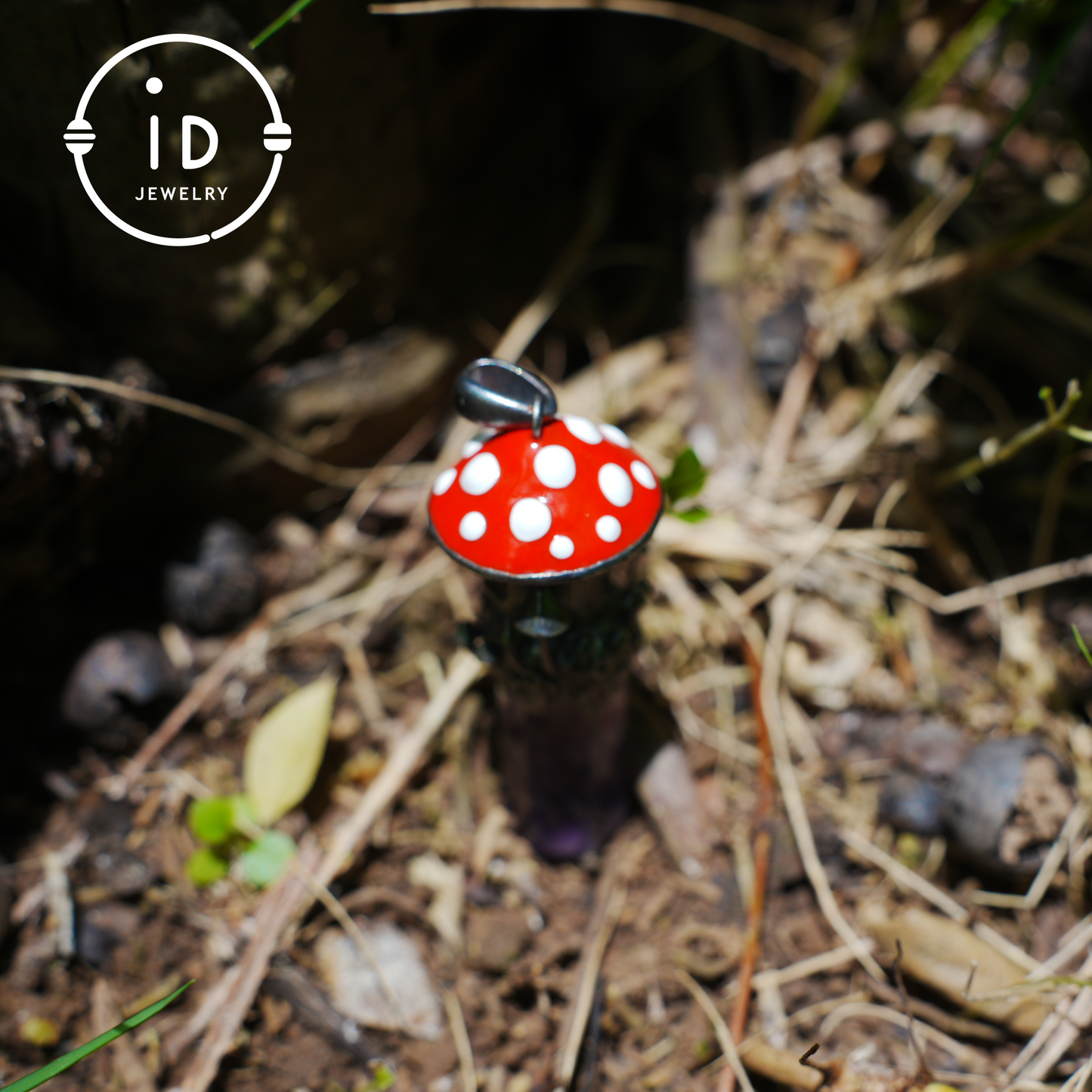 Fairy Tale Mushroom House Necklace Inspired by Childhood Dreams | Handmade Crystal Fairy Pendant Full of Memories & Imagination