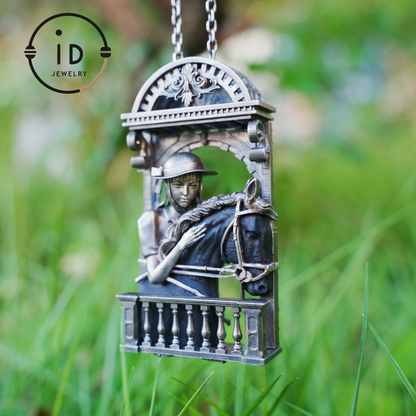 Silent Farewell | Handmade Silver Horse Pendant | Emotional Keepsake Jewelry | A Thoughtful Gift for Horse Lovers and Soulful Spirits