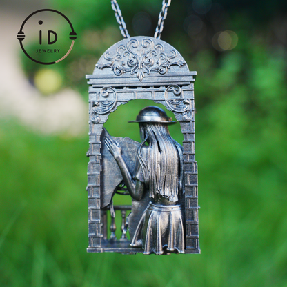 Silent Farewell | Handmade Silver Horse Pendant | Emotional Keepsake Jewelry | A Thoughtful Gift for Horse Lovers and Soulful Spirits