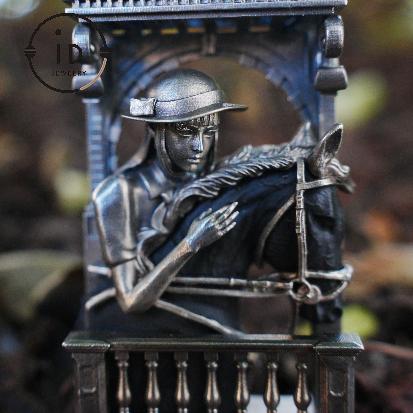 Silent Farewell | Handmade Silver Horse Pendant | Emotional Keepsake Jewelry | A Thoughtful Gift for Horse Lovers and Soulful Spirits