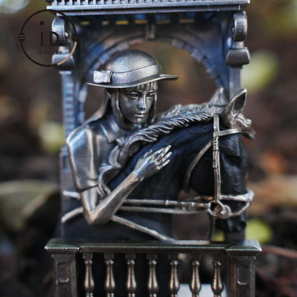 Silent Farewell | Handmade Silver Horse Pendant | Emotional Keepsake Jewelry | A Thoughtful Gift for Horse Lovers and Soulful Spirits