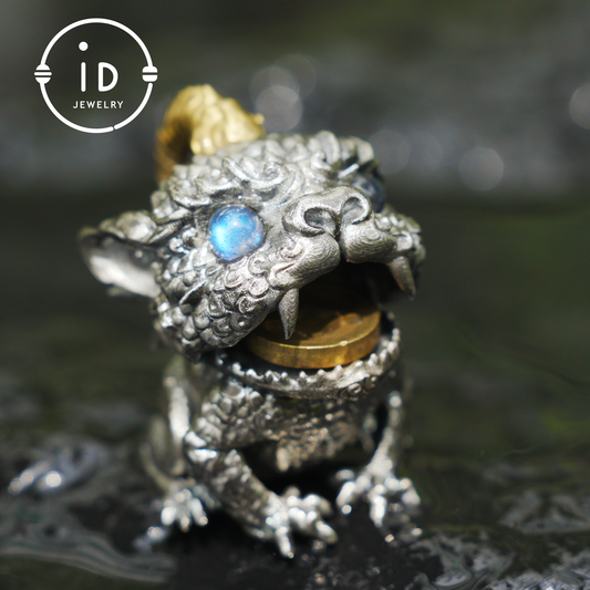 925 silver pendant with labradorite, handcrafted gothic vintage necklace, gift for men Christmas birthday