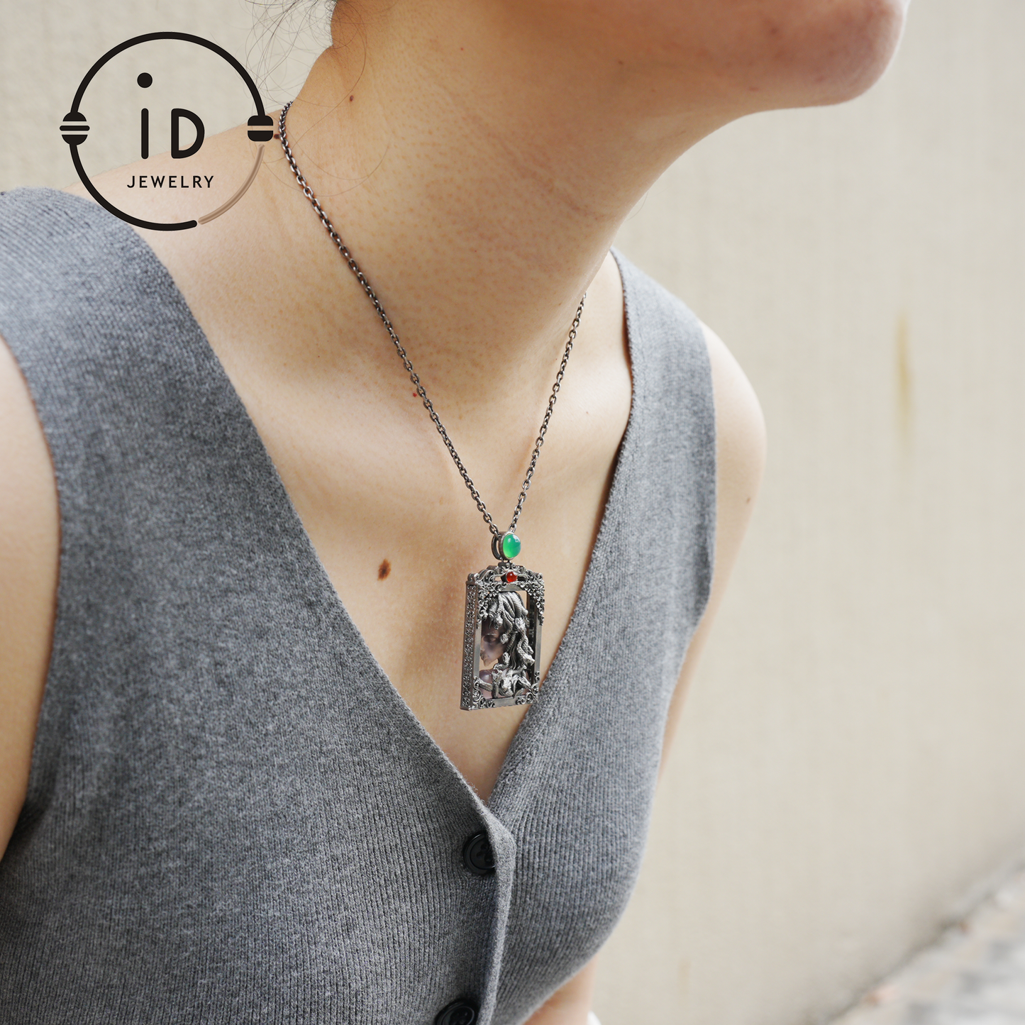 Medusa Snake Pendant Necklace for Women | Gothic Spiritual Protection Amulet Jewelry | Greek Mythology Wiccan Goddess Gift Idea