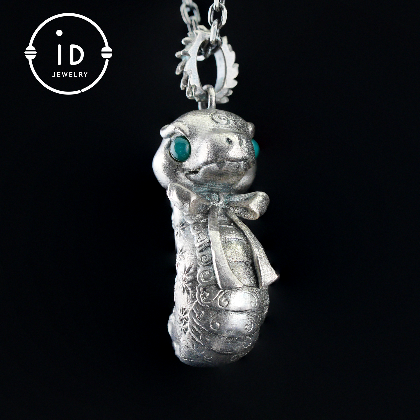 Snake Pendant, Handcrafted Emotional Guardian Amulet, Fantasy Totem Jewelry, Unique Gift for Sensitive Souls