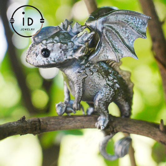 Mystic Little Dragon Guardian | Handcrafted Protective Pendant with Fantasy Flair | Symbolic Necklace for Someone Truly Special