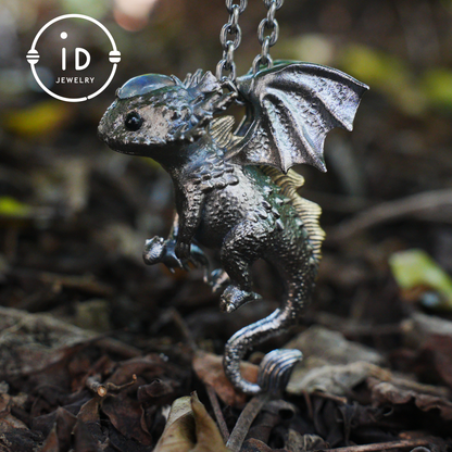 Mystic Little Dragon Guardian | Handcrafted Protective Pendant with Fantasy Flair | Symbolic Necklace for Someone Truly Special