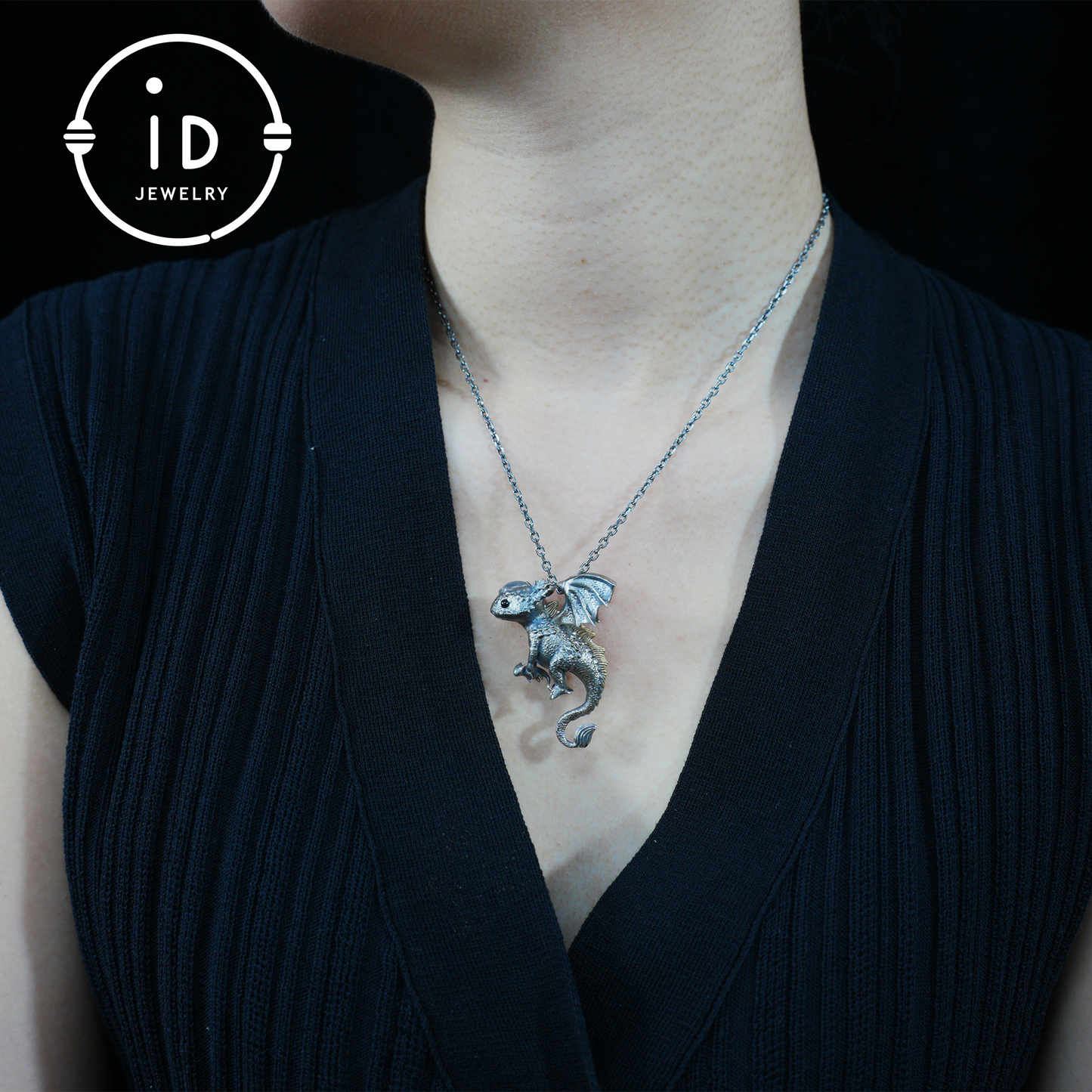 Mystic Little Dragon Guardian | Handcrafted Protective Pendant with Fantasy Flair | Symbolic Necklace for Someone Truly Special