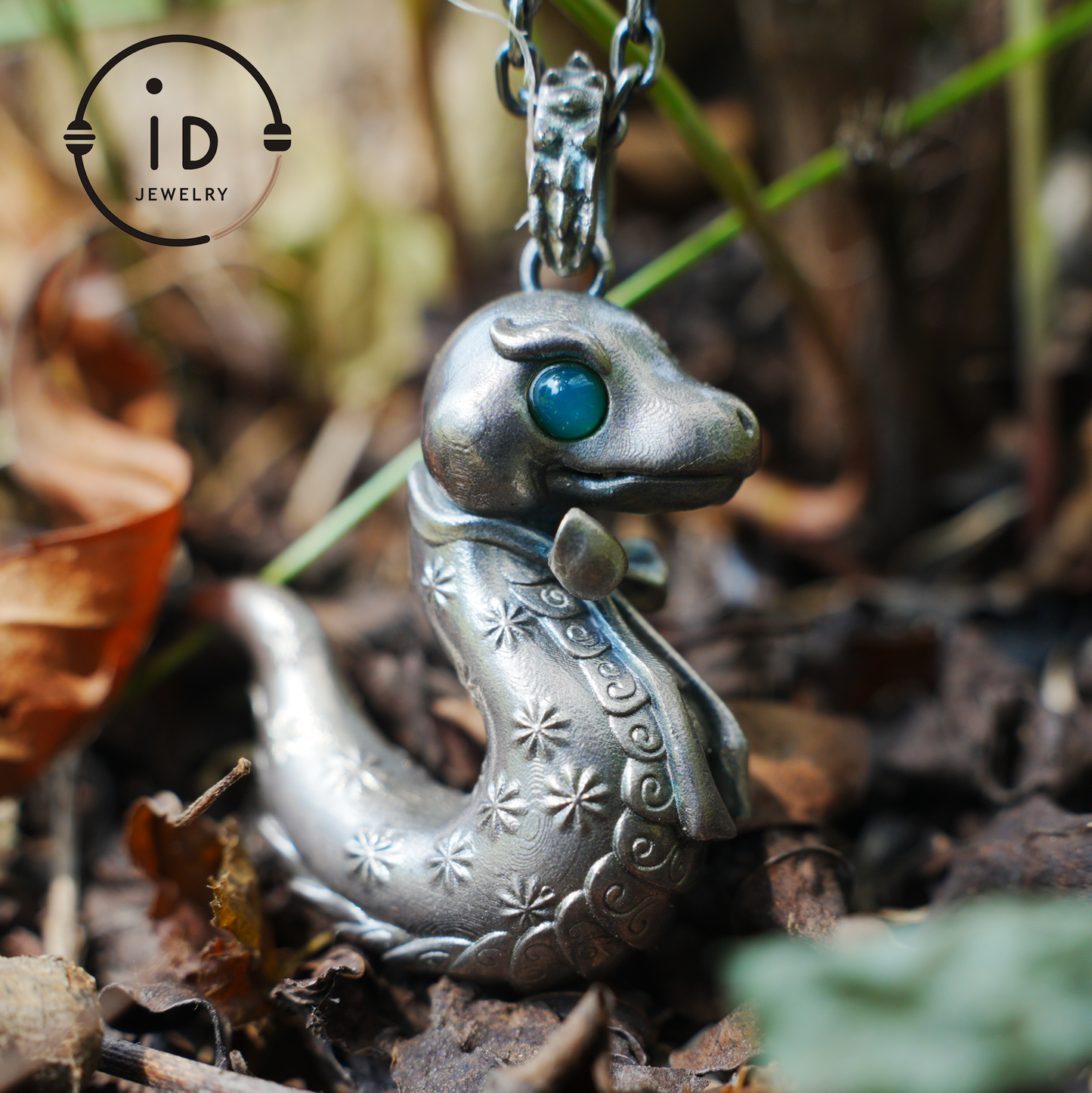 Snake Pendant, Handcrafted Emotional Guardian Amulet, Fantasy Totem Jewelry, Unique Gift for Sensitive Souls