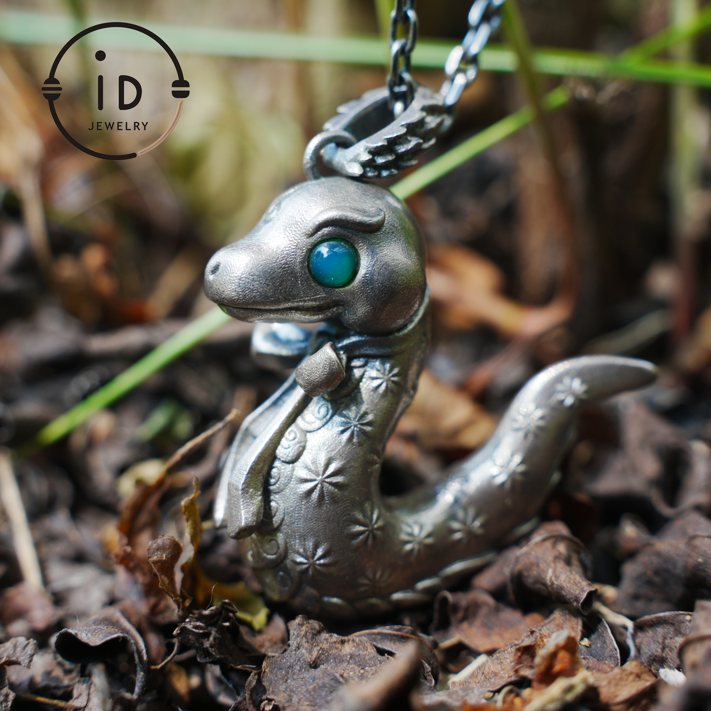 Snake Pendant, Handcrafted Emotional Guardian Amulet, Fantasy Totem Jewelry, Unique Gift for Sensitive Souls