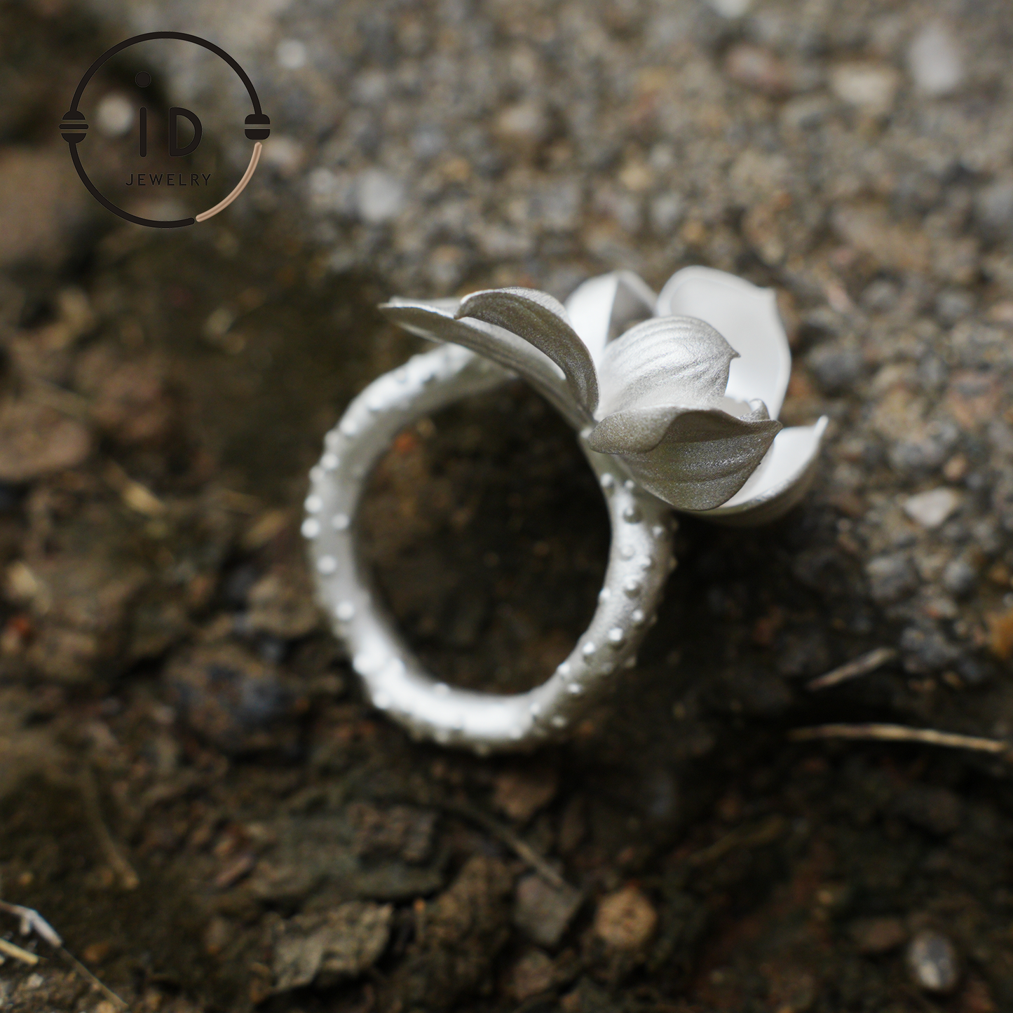 Lotus Ring in 925 Sterling Silver, Handmade Blossom Ring in Zen Style, Botanical Jewelry Gift for Her, Symbol of Inner Peace