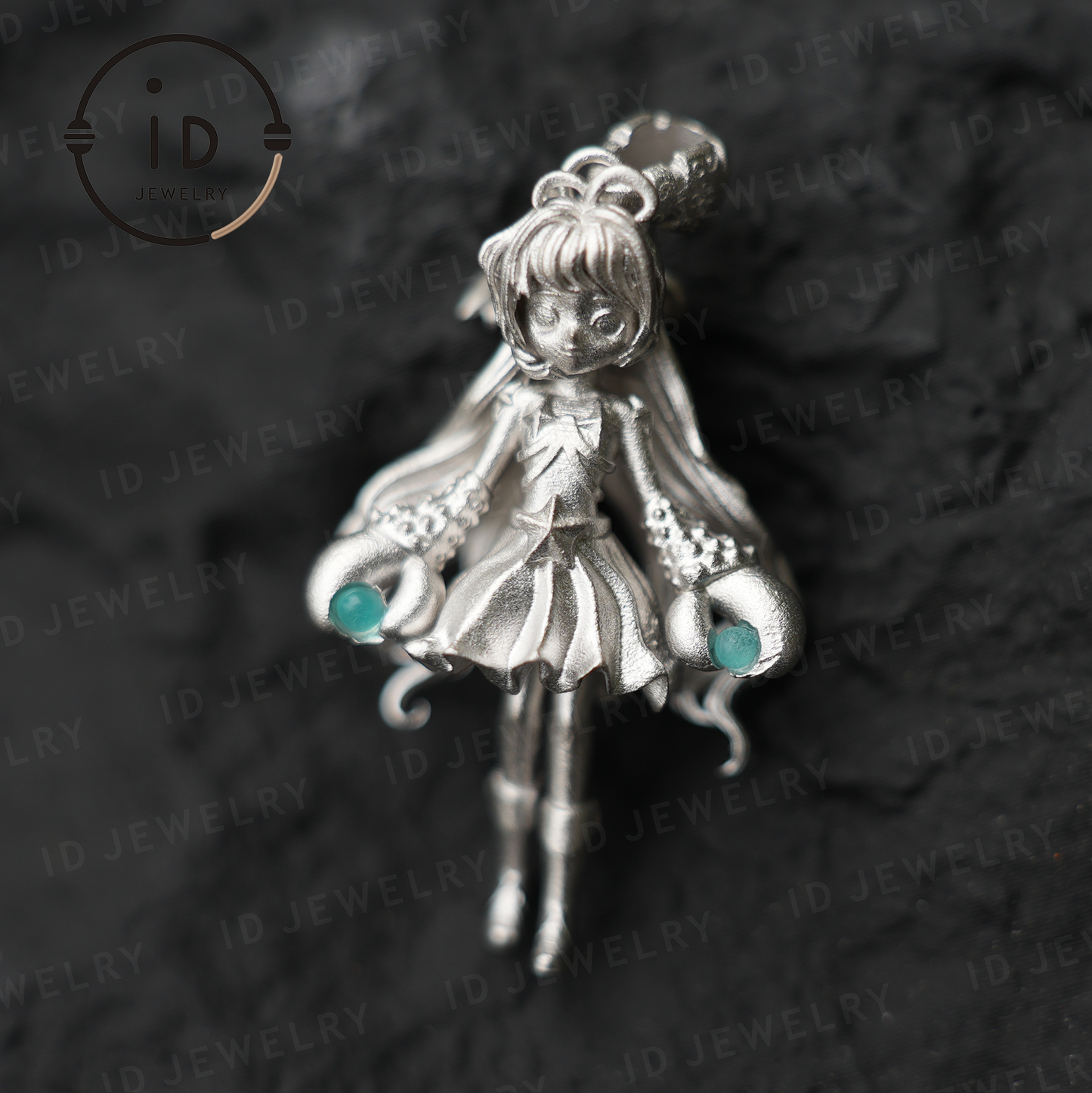 Cancer Zodiac Pendant with Amazonite, Handmade Star Sign Amulet Jewelry, Cute Horoscope Girl Charm for Astrology Lovers