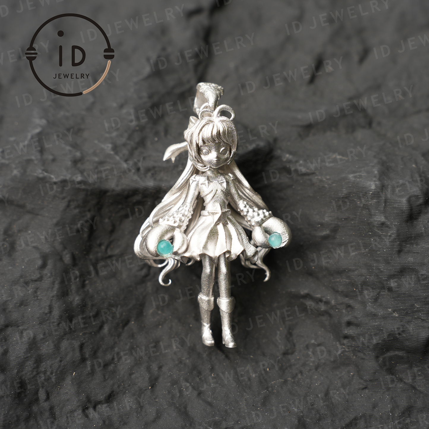 Cancer Zodiac Pendant with Amazonite, Handmade Star Sign Amulet Jewelry, Cute Horoscope Girl Charm for Astrology Lovers