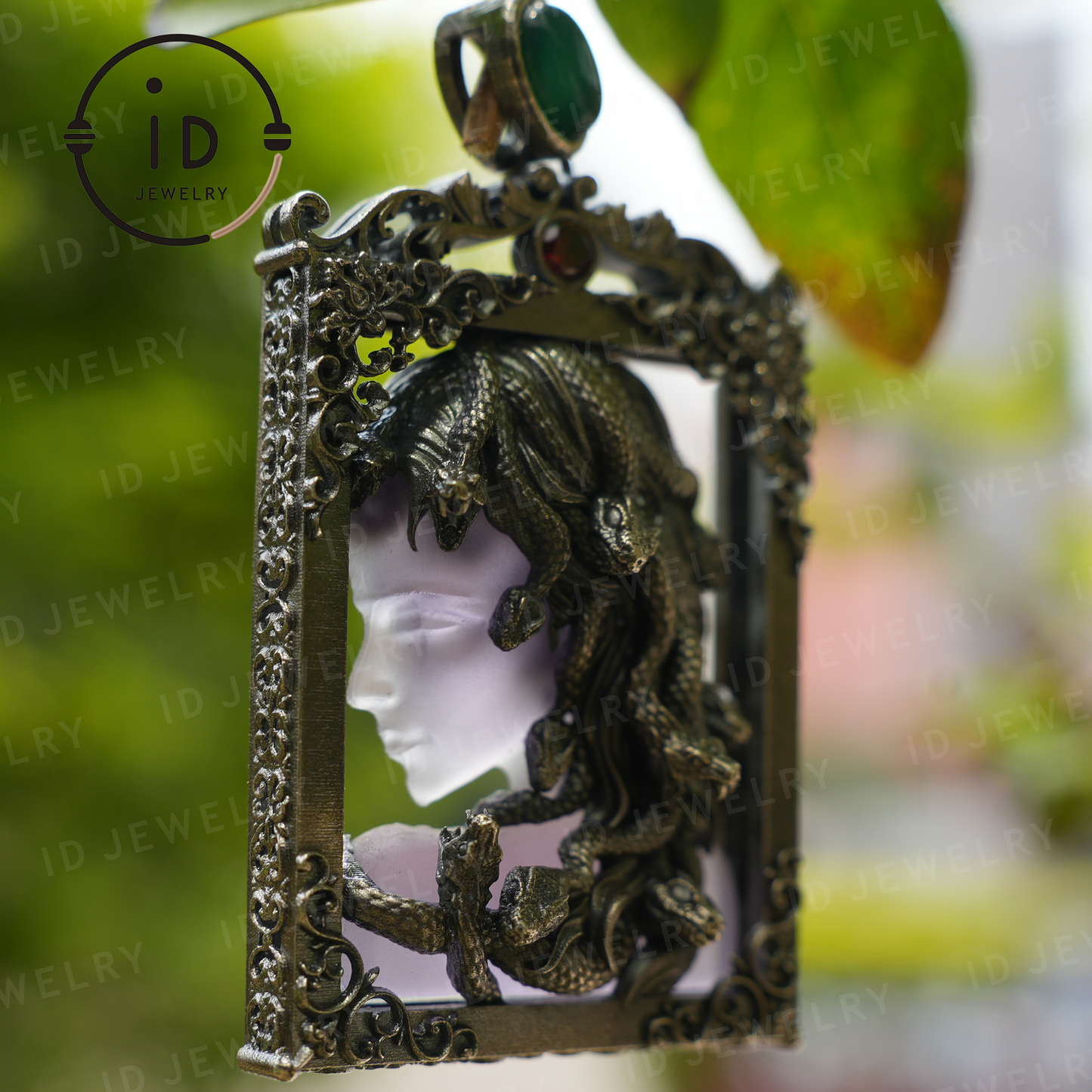 Medusa Snake Pendant Necklace for Women | Gothic Spiritual Protection Amulet Jewelry | Greek Mythology Wiccan Goddess Gift Idea