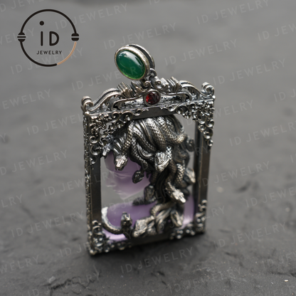 Medusa Snake Pendant Necklace for Women | Gothic Spiritual Protection Amulet Jewelry | Greek Mythology Wiccan Goddess Gift Idea