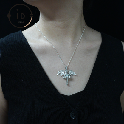 Gemini Duality Pendant | Handmade Zodiac Amulet with Astrological Charm | Meaningful Gift for Her | Spiritual Jewelry for Balance