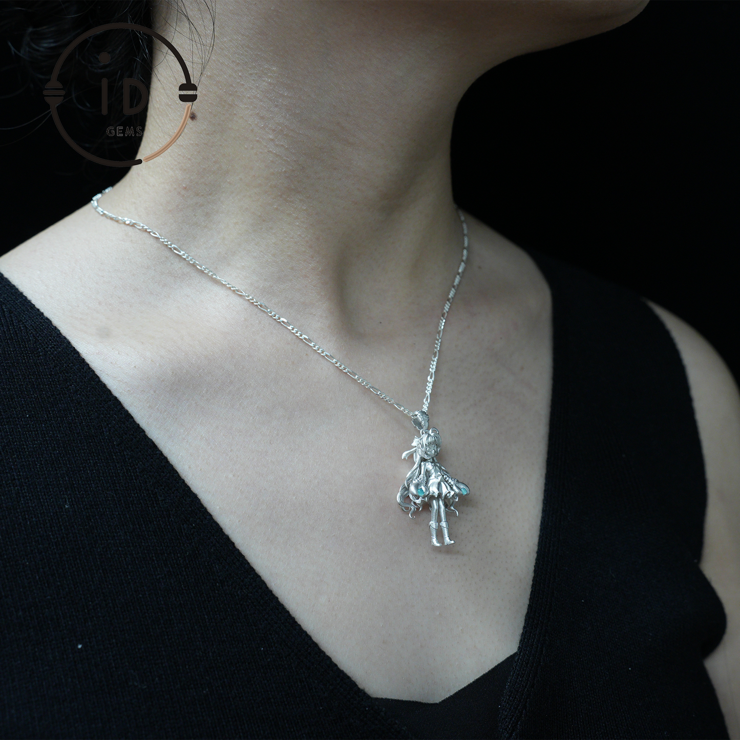 Cancer Zodiac Pendant with Amazonite, Handmade Star Sign Amulet Jewelry, Cute Horoscope Girl Charm for Astrology Lovers