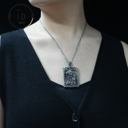 Medusa Snake Pendant Necklace for Women | Gothic Spiritual Protection Amulet Jewelry | Greek Mythology Wiccan Goddess Gift Idea