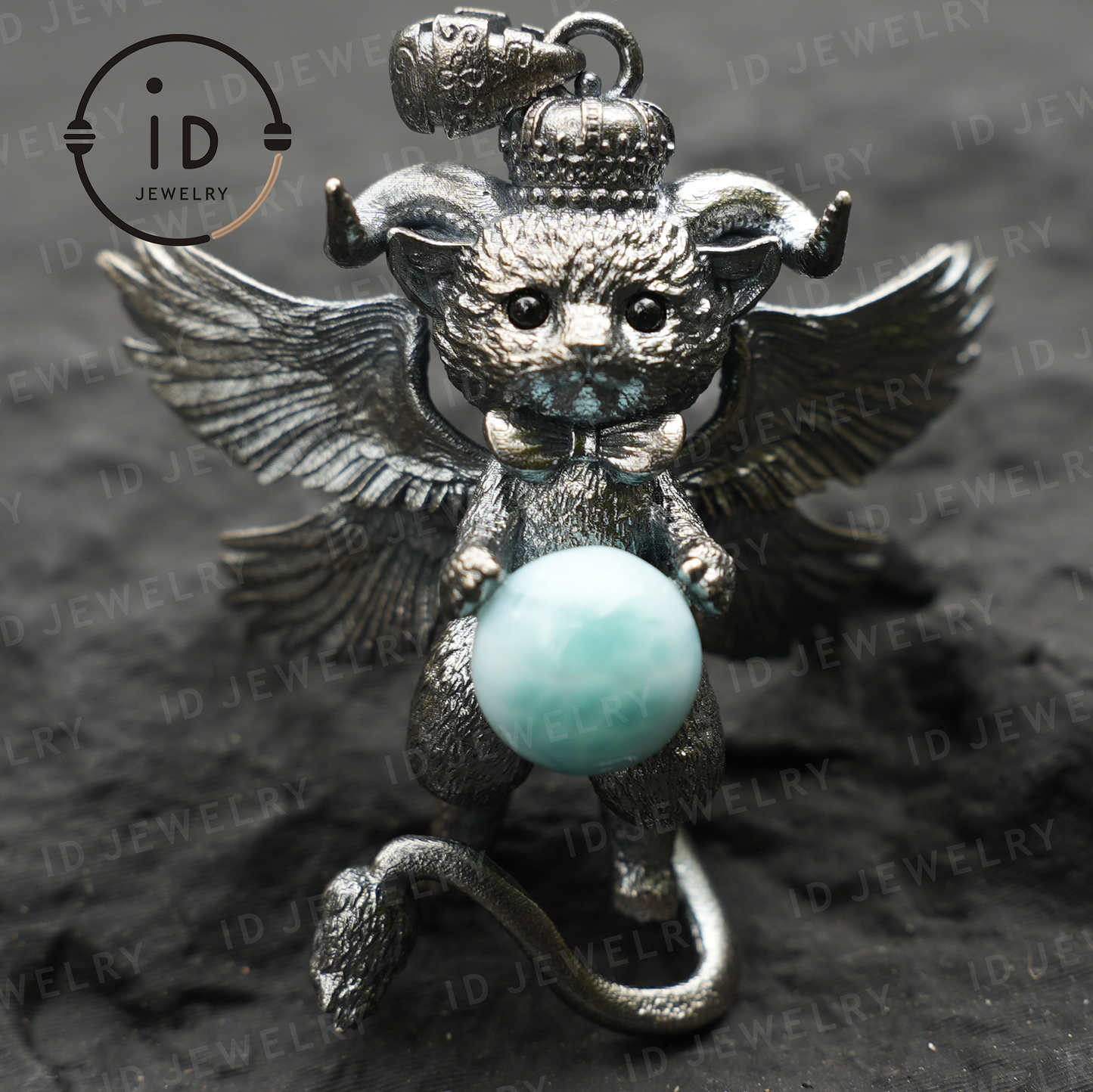 Guardian Angel Pendant, Spiritual Animal Totem, Symbol of Inner Peace and Protection, Gift for Meditation Lovers