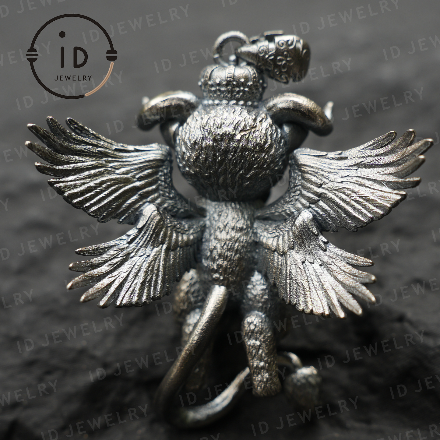 Guardian Angel Pendant, Spiritual Animal Totem, Symbol of Inner Peace and Protection, Gift for Meditation Lovers