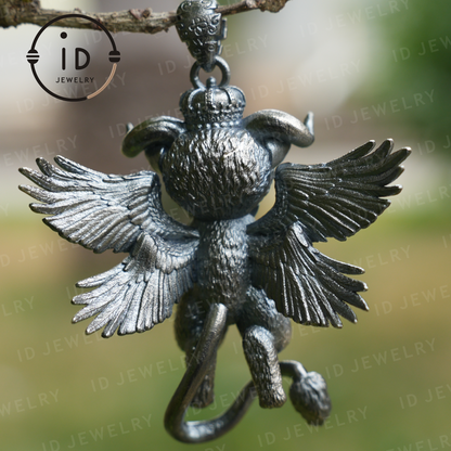 Guardian Angel Pendant, Spiritual Animal Totem, Symbol of Inner Peace and Protection, Gift for Meditation Lovers