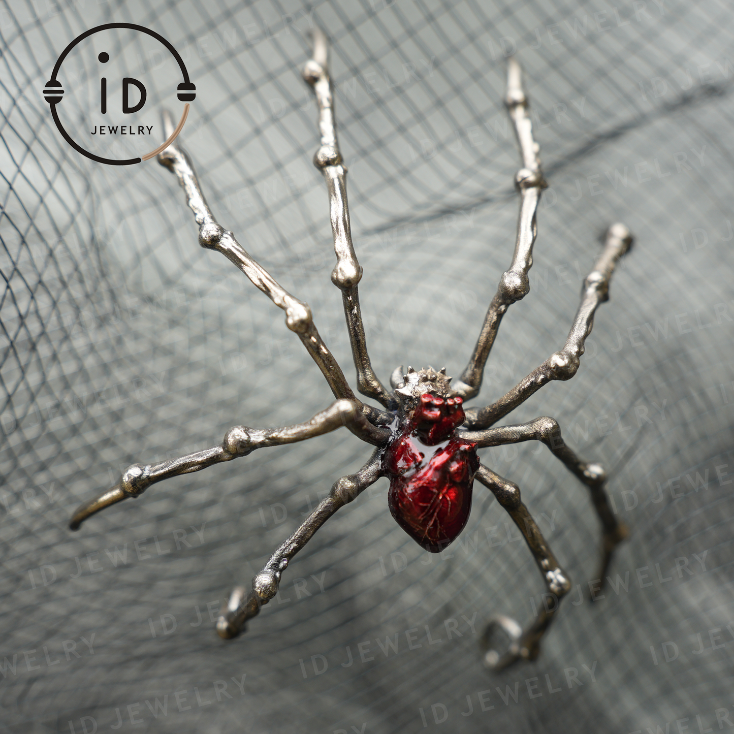 Spider Pendant Necklace · Spiritual Animal Totem · Symbol of Inner Determination and Passion · Gift for Meditation Lovers