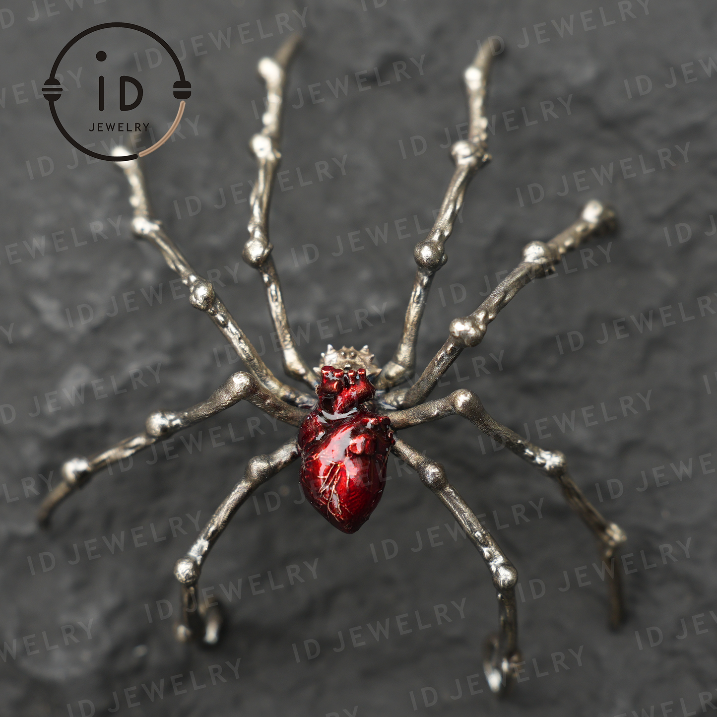 Spider Pendant Necklace · Spiritual Animal Totem · Symbol of Inner Determination and Passion · Gift for Meditation Lovers