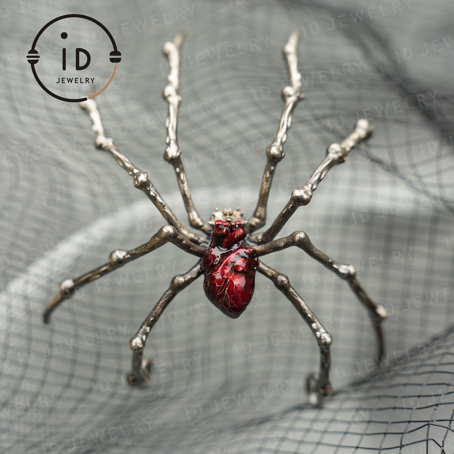 Spider Pendant Necklace · Spiritual Animal Totem · Symbol of Inner Determination and Passion · Gift for Meditation Lovers