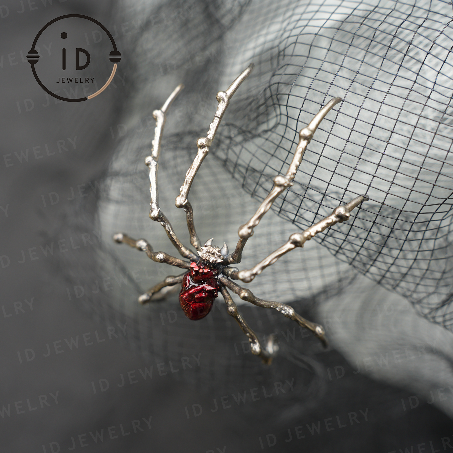 Spider Pendant Necklace · Spiritual Animal Totem · Symbol of Inner Determination and Passion · Gift for Meditation Lovers