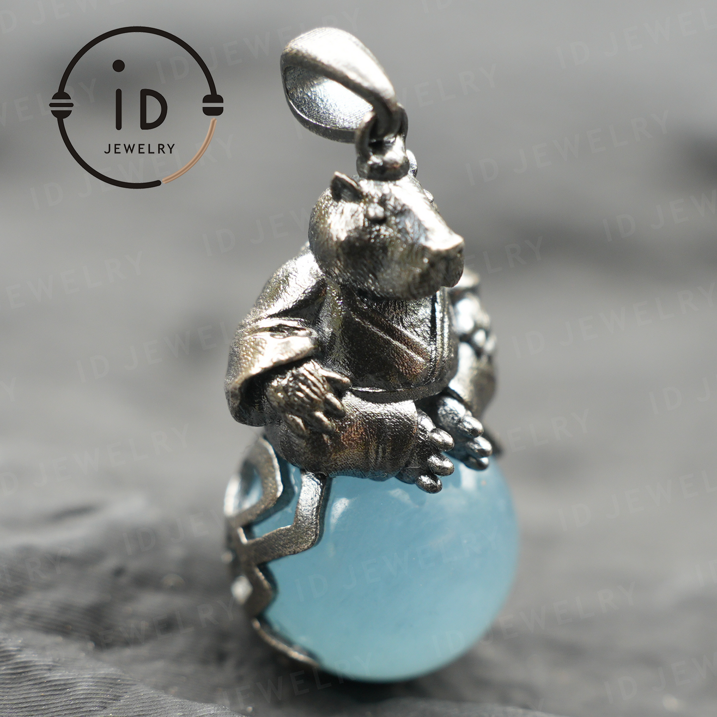 Capybara Pendant Necklace · Zen Animal Totem · Symbol for Inner Peace · Gift for Meditation Lovers