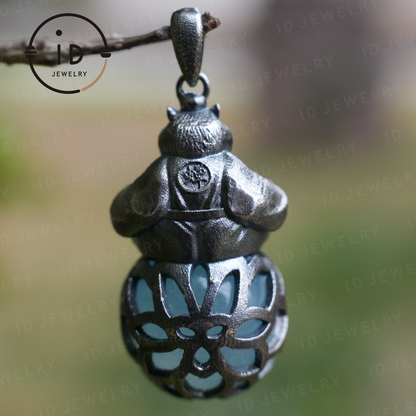 Capybara Pendant Necklace · Zen Animal Totem · Symbol for Inner Peace · Gift for Meditation Lovers