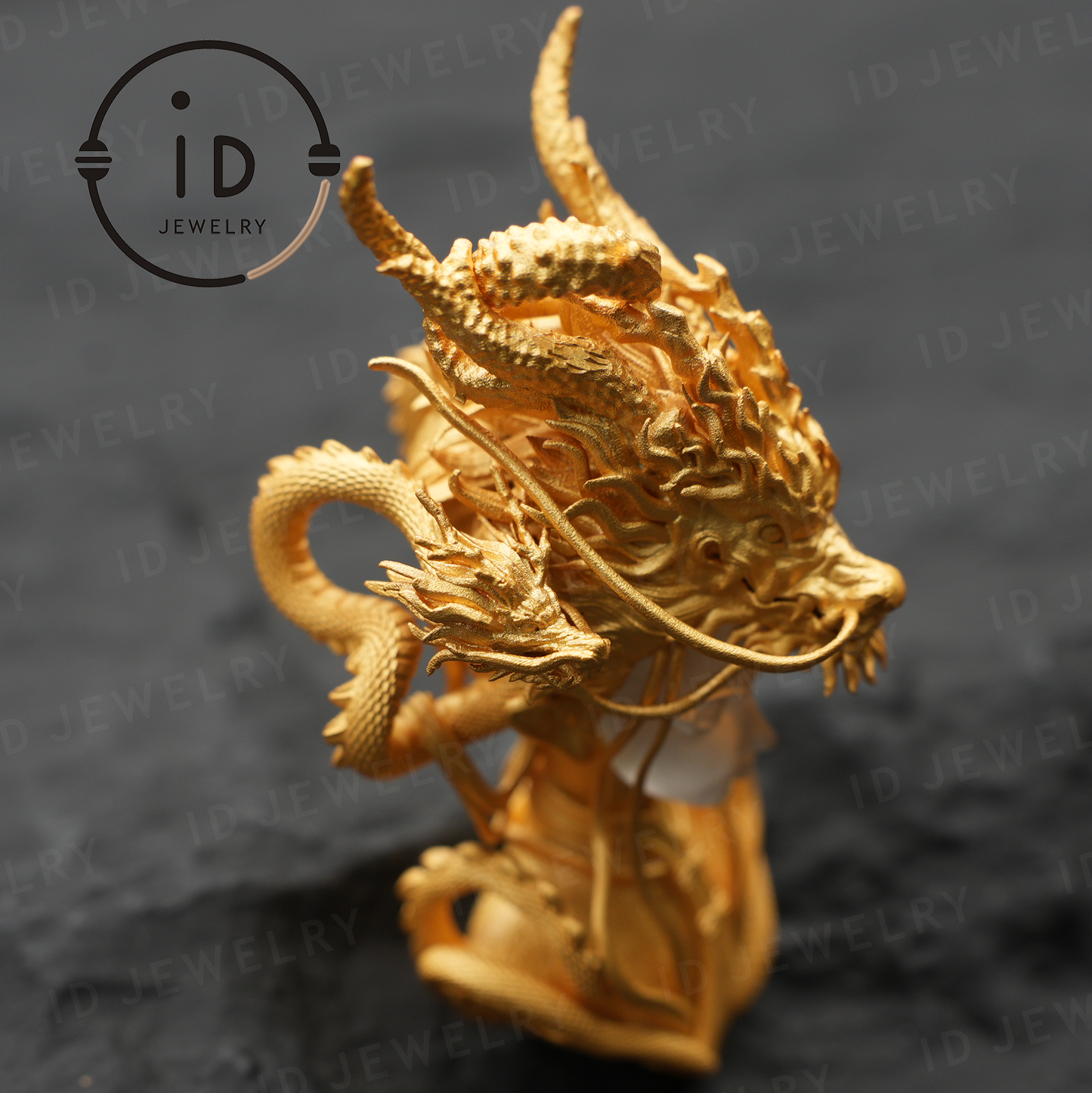 Golden Dragon Lady, Oath of the Twilight Light Pendant, Symbol of Dragon Spirit Protection
