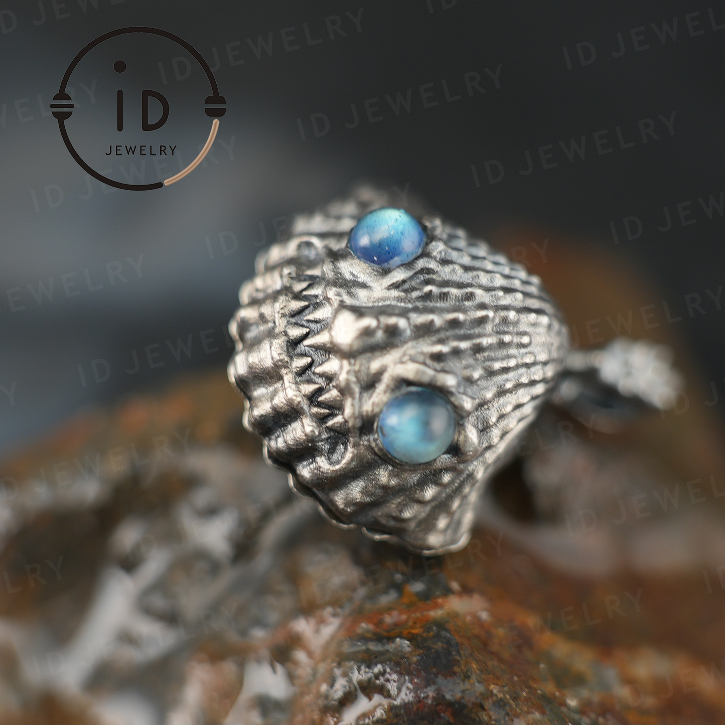 Handcrafted Shell Pendant - 925 Sterling Silver with Labradorite & Ocean Jasper - Key to the Subconscious - Spiritual Guardian Gift