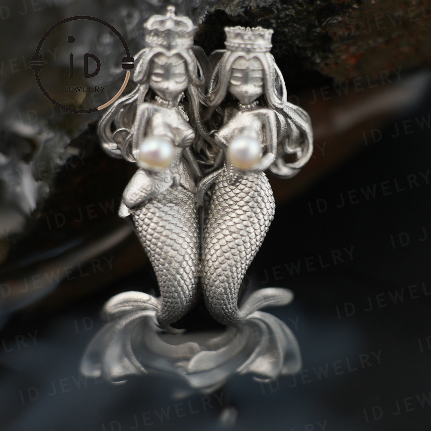 Handcrafted Pisces Pendant - 925 Sterling Silver with Pearls - Guardian of Pisces - Dual Beauty Gift for Her