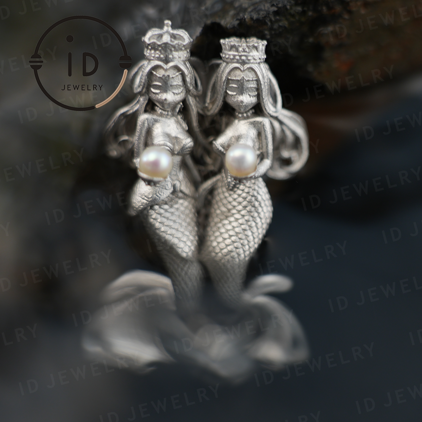 Handcrafted Pisces Pendant - 925 Sterling Silver with Pearls - Guardian of Pisces - Dual Beauty Gift for Her