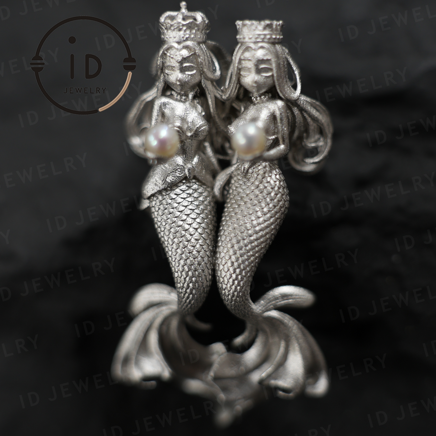 Handcrafted Pisces Pendant - 925 Sterling Silver with Pearls - Guardian of Pisces - Dual Beauty Gift for Her