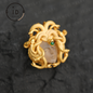 Medusa’s Sleeping Eye, Spiritual Pendant of the Resting Goddess, Third Eye as a Symbol of Insight and Inner Guidance