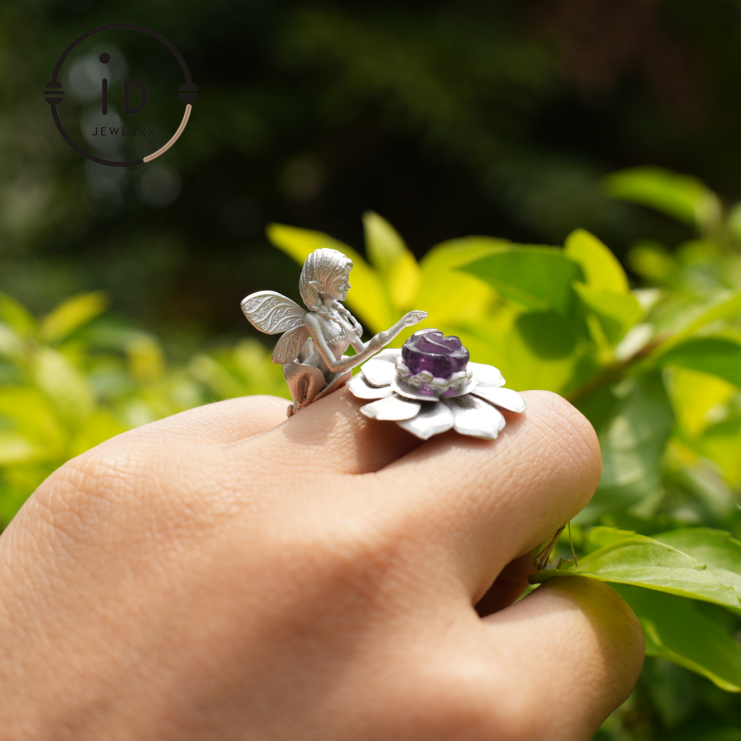 Flower Language Dreamkeeper Ring, Opa Goddess Soul Symbol, Protection of Wishes and Inspiration, Jewelry of Dream Fulfillment