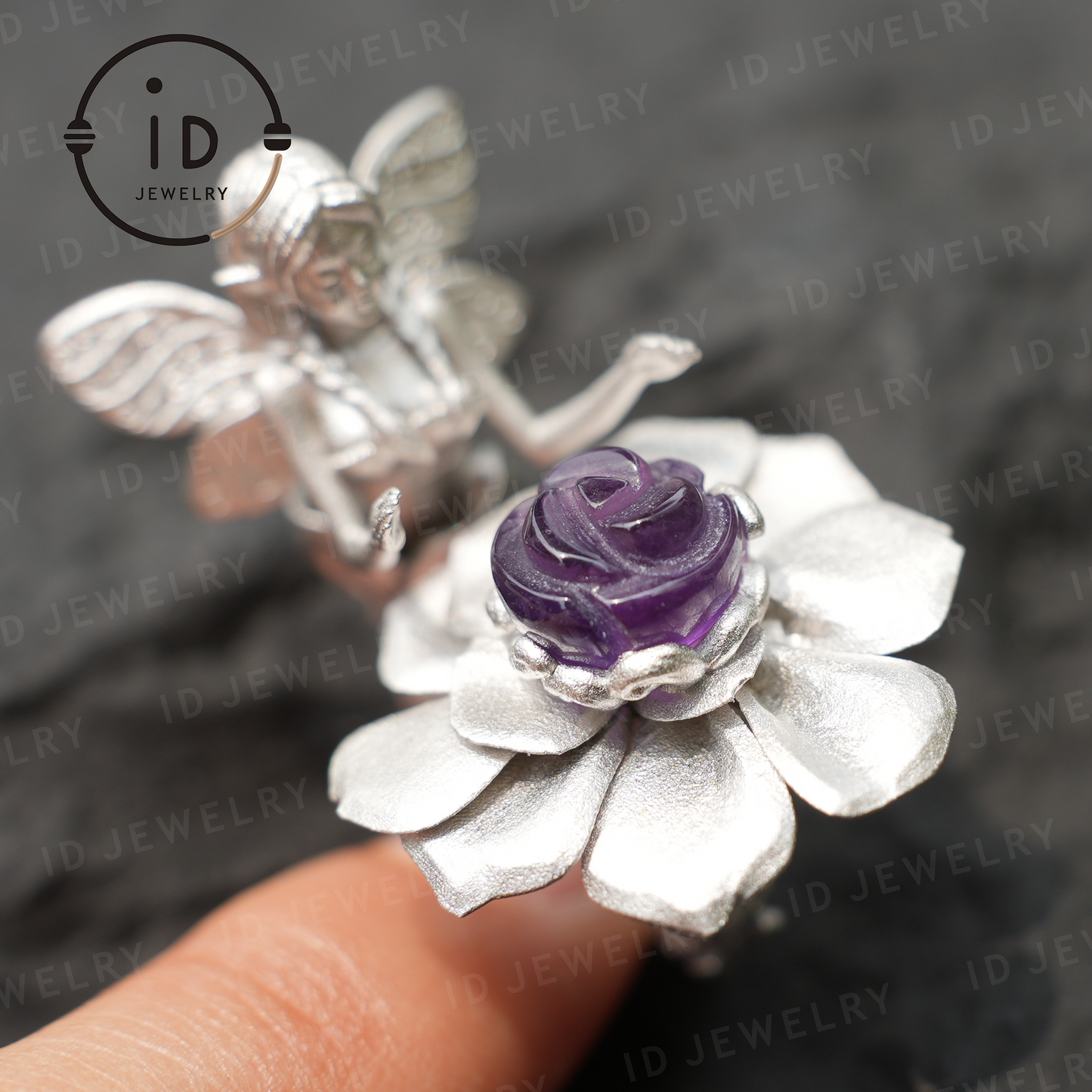 Flower Language Dreamkeeper Ring, Opa Goddess Soul Symbol, Protection of Wishes and Inspiration, Jewelry of Dream Fulfillment